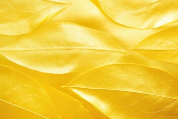Poster - Shiny yellow leaf gold foil background texture concept