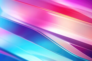 Aufkleber - Abstract light neon soft glass background texture in pastel colorful gradient.
