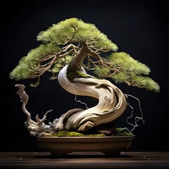 Poster - a bonsai tree is shown in a bowl