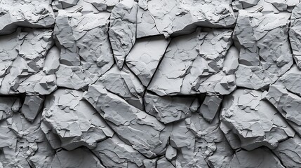 Poster - Gray stone background Wide banner with rock texture Mountain surface texture Closeup : Generative AI