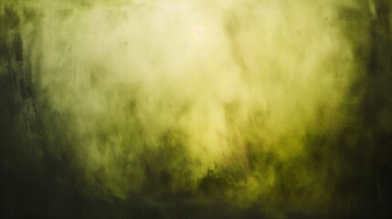 Aufkleber - Dirty yellow green texture Watercolor Abstract Dark olive color Art background with space for design : Generative AI