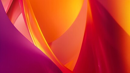 Fototapete - Purple red orange abstract background Gradient Colorful luxury background with space for design Valentine Mothers Day Golden cherry matte surface : Generative AI