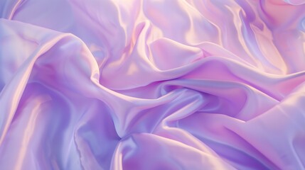 Aufkleber - Beautiful purple pink silk satin background Soft folds on shiny fabric Luxury background with copy space for design Web banner Valentines day birthday Table top view flat lay : Generative AI