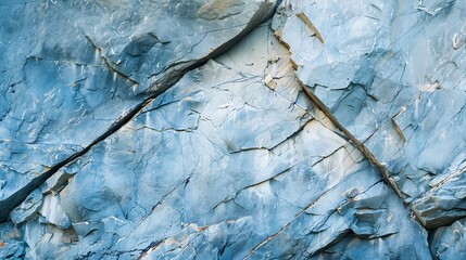 Aufkleber - Blue white grunge background Light blue stone background Toned mountain texture closeup Banner with copy space for your design Decorative volumetric rock background : Generative AI