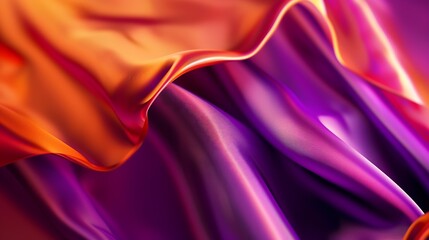 Poster - Dark purple fuchsia orange brown abstract background Gradient Elegant colored background with space for design : Generative AI