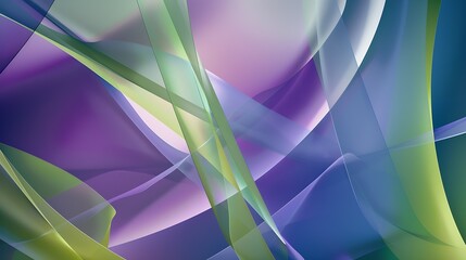 Aufkleber - Purple blue green abstract background Geometric pattern Modern background with space for design Web banner Illustration Website header Panoramic : Generative AI