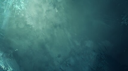 Leinwandbilder - Blue turquoise green abstract background Gradient Toned grunge texture Background with copy space for design : Generative AI