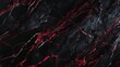 Black red abstract background Marble pattern Dark Toned stone background with space for design Web banner Wide Long Panoramic Website header Backdrop Christmas Closeup : Generative AI