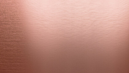 Aluminum texture background with rose gold metallic color and copy space