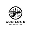© Dhika - Gun logo design inspiration. Gun vector logo template