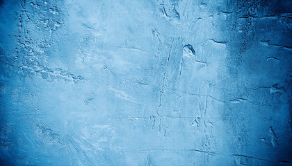 Wall Mural - abstract blue texture cement concrete wall background, natural old grunge decorative pattern