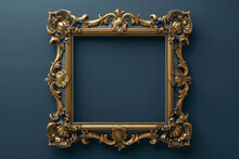 Ancient Little Gold-plated Picture Frame