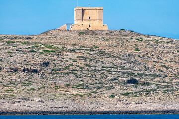 Canvas Print - Santa Marija Tower Comino - Malta