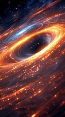 Wall Mural - exploring the vastness of space. journey into the depths of the universe. amidst the boundless cosmo