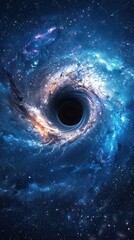 Wall Mural - exploring the vastness of space. journey into the depths of the universe. amidst the boundless cosmo