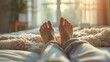 Bare Feet Stepping Out of Bed Generative AI