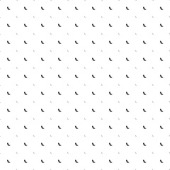 Poster - Square seamless background pattern from geometric shapes are different sizes and opacity. The pattern is evenly filled with small black High heel shoe symbols. Vector illustration on white background