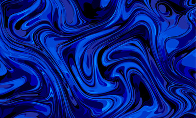 Aufkleber - Abstract blue background, Blue curve design smooth shape by blue color with blurred effect