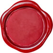 © Pro Hi-Res - Red wax seal isolated.