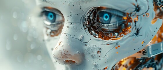 Poster - An AI concept (Artificial Intelligence).