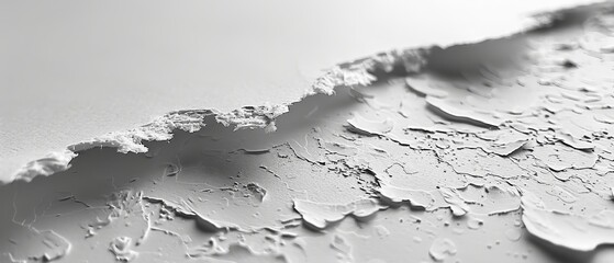 Poster - Sheet of white paper with a texture of paper.