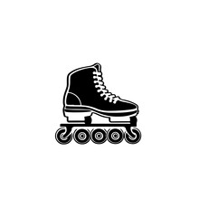 Roller Skates Vector Logo