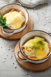 © Alex - pancakes with sauce and cheese