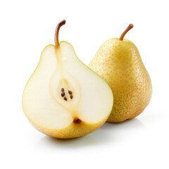 Wall Mural - Chinese pear isolated on white background