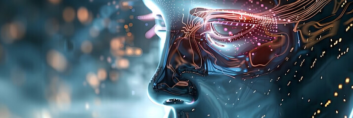 Poster - artificial intelligence, abstract concept
