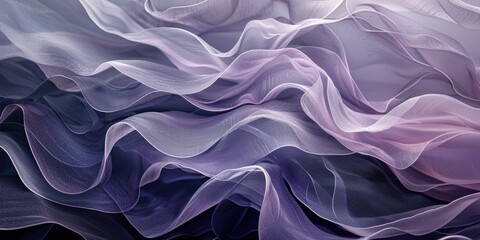 Poster - Detailed close up of purple and black fabric. Suitable for textile backgrounds