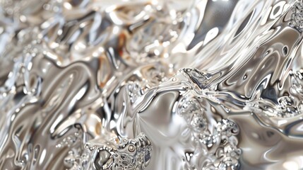 Poster - Close up view of a shiny surface, suitable for various design projects