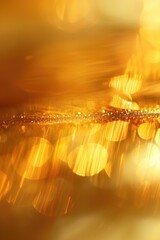 Poster - A blurred image of a golden background, suitable for various design projects