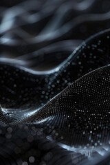 Poster - Black and white photo of a wave, suitable for various design projects