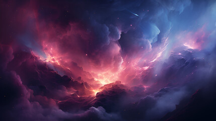 Wall Mural - sunrise in space