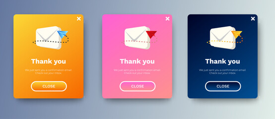 Poster - Email Subscribe UI banner template. Professional web design, full set of elements. User-friendly design materials.