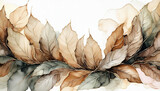 Fototapeta Kwiaty - Tekstura brązowe liście