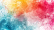 Abstract watercolor background with yellow blue and red colors ideal to place copy on it	