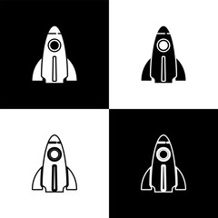 Poster - set business startup project concept icon isolated on black and white background. symbol of new busi
