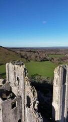 Wall Mural - Corfe Castle in Glorious Sun Shine