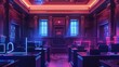 A digital courtroom where cryptocurrency cases are being judged.