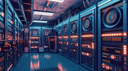 Poster - cold storage solutions: illustrations of cold storage options for cryptocurrencies, emphasizing thei