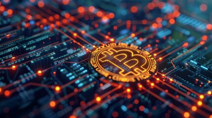 Poster - Cryptocurrency Legal Framework Structure: An abstract structure symbolizing the framework of cryptocurrency laws.
