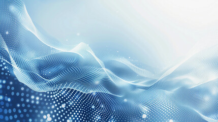 Sticker - abstract technology background with gradient from blue to white