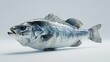 Hyper-realistic sea bass with detailed textures and a life-like appearance