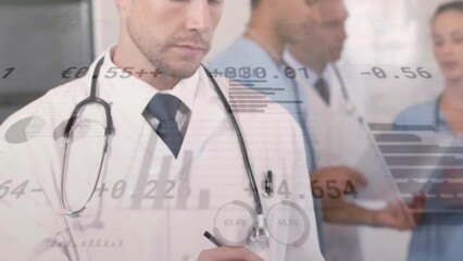 Poster - Animation of data processing over diverse doctors