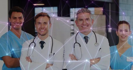 Poster - Animation of connections over diverse doctors