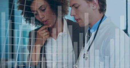 Poster - Animation of data processing over diverse doctors