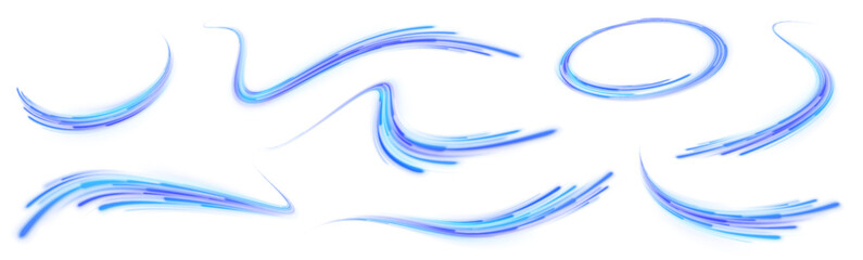Poster - light trail wave, fire path trace line, car lights, optic fiber and incandescence curve twirl. racin