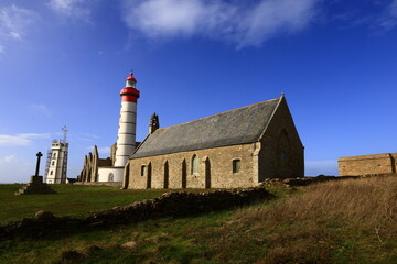 The Tip Saint-Mathieu  is a headland located near Le Conquet in the territory of the commune of Plougonvelin , Brittany