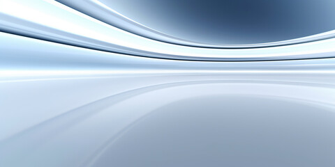 Wall Mural - empty space inside futuristic room, showroom, spaceship, hall or studio in perspective. include ceil